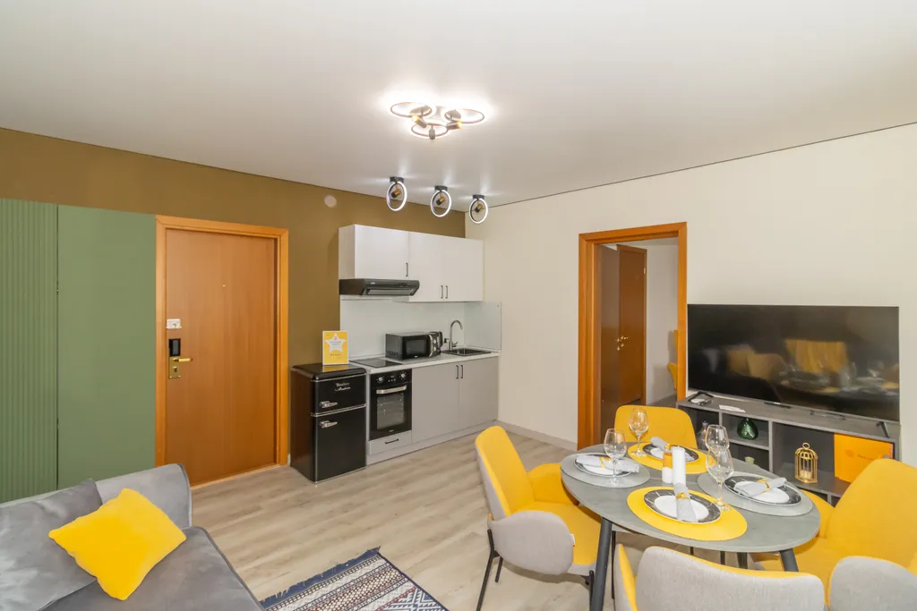 Апaртаменты Тропическое хаки в ​апарт-комплексе Виктория