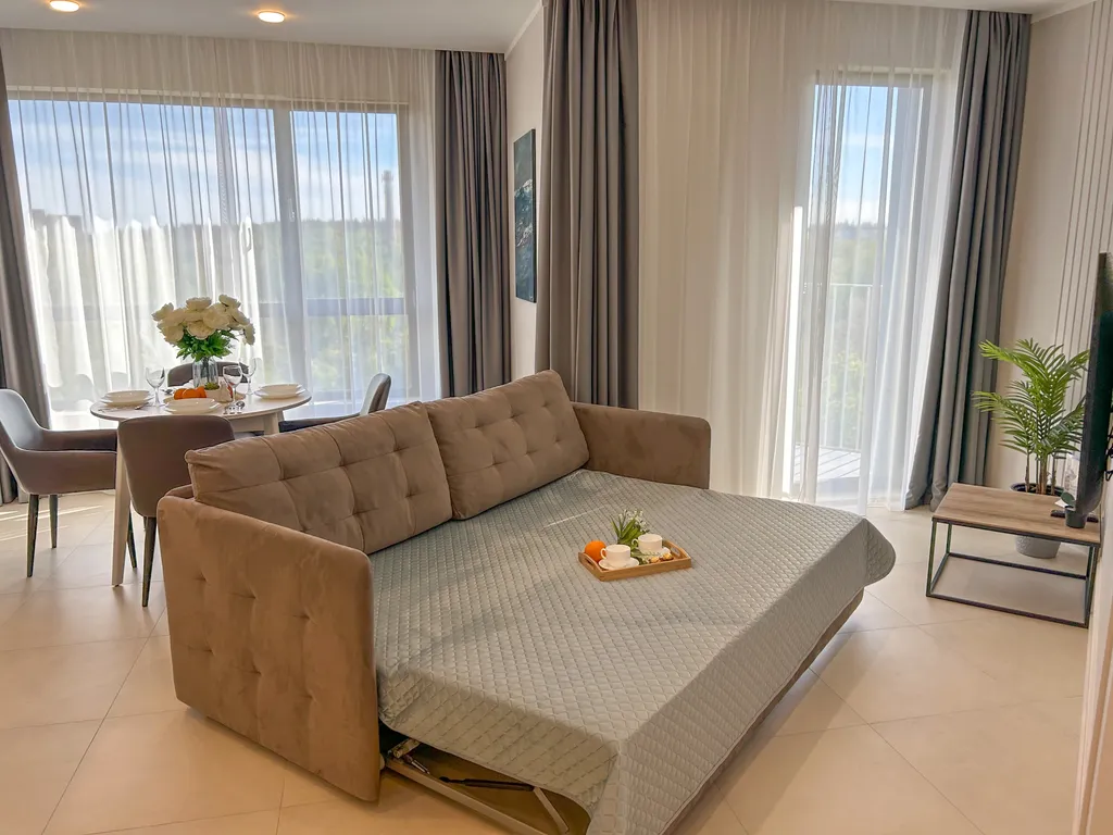 Сан Сити  2 с одной спальней в здании с Baltik spa, на 7 этаже