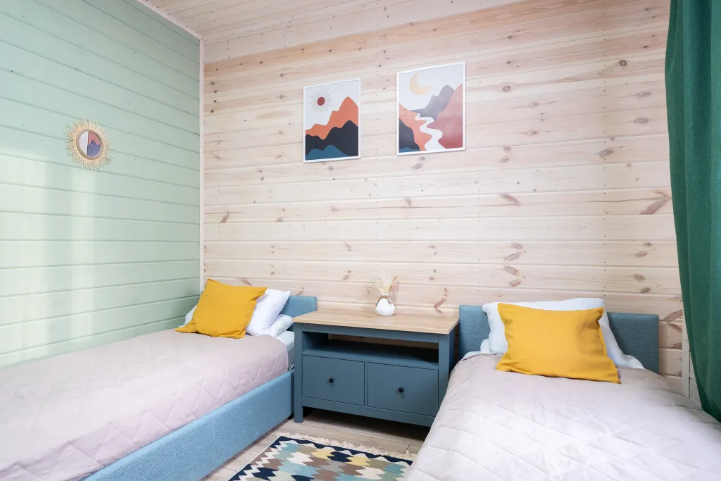 Гостевой дом у леса с чаном и сауной