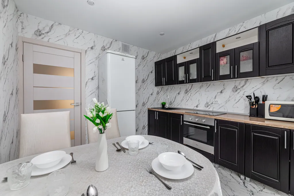 Двухкомнатная квартира на 8 спальных мест у аэропорта