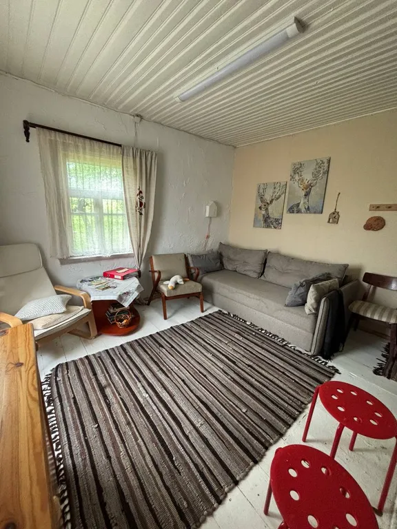 Деревенский домик в лесу