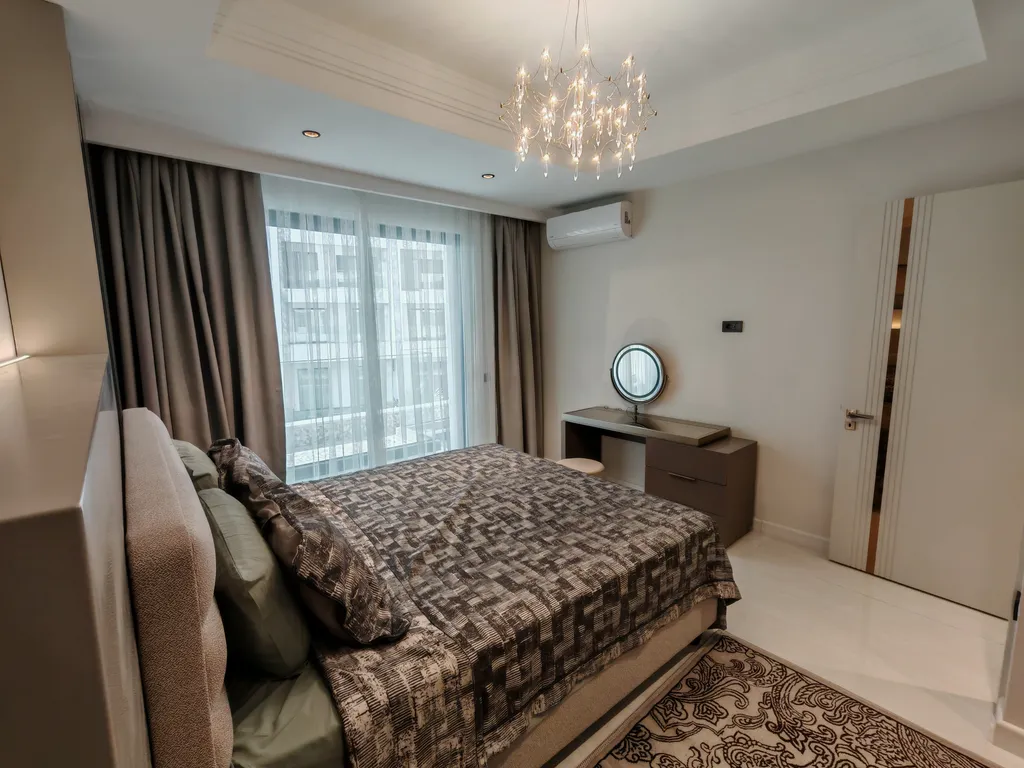 Квартира 2+1 duрlех в Azura World c видом на бассейн и аквапарком