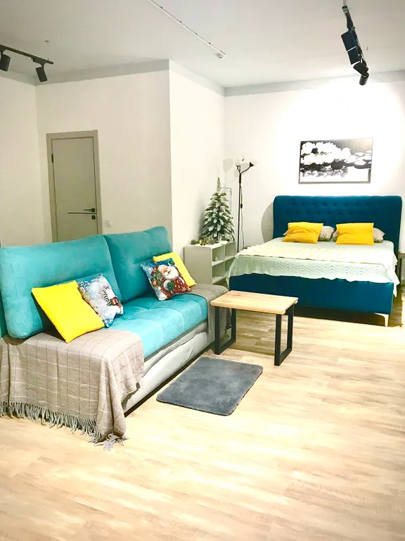 Уютная комната в центре города с дизайнерским ремонтом