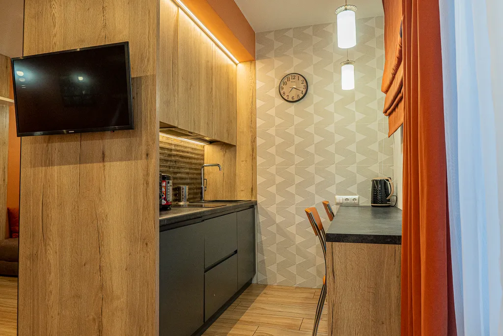 Апартаменты четырёхместные, новые, шикарные, море очень близко