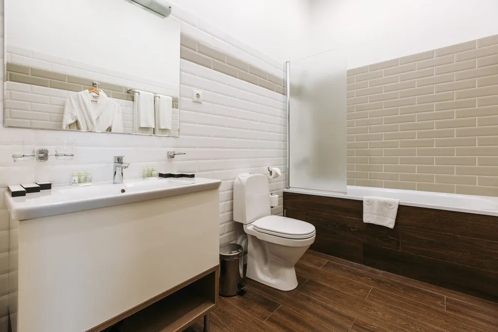 Номер люкс с двуспальной кроватью и диваном