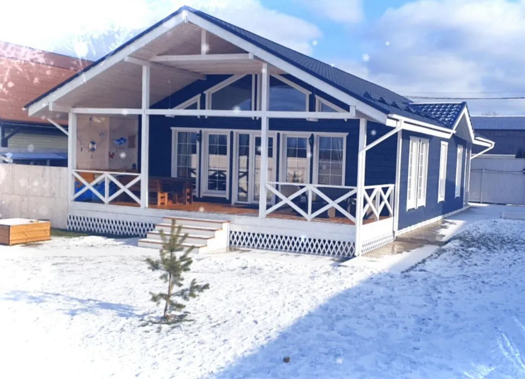 Коттедж Дом с бассейном и сауной у леса — аренда посуточно в Солнечногорск