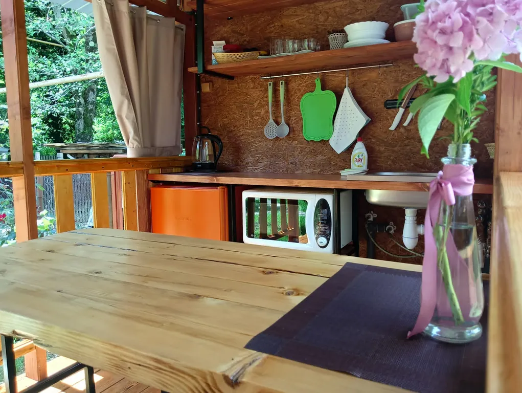 Эко домик для отдыха пары или семьи