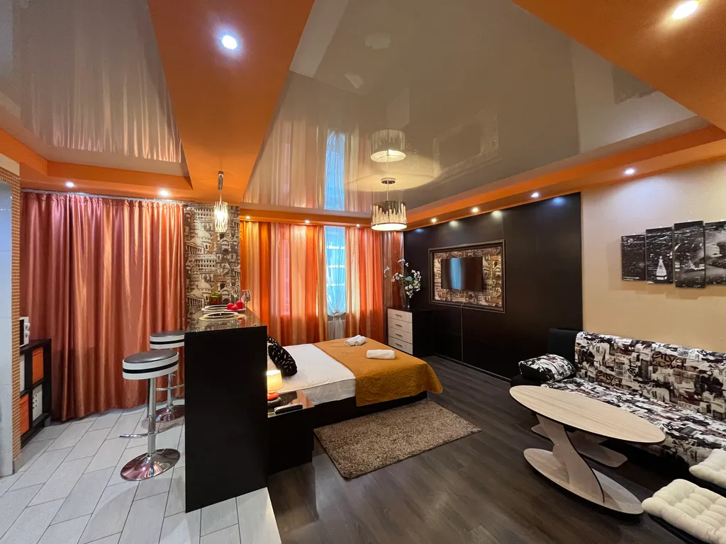 Квартира Квартира Просторная студия в 15 минутах пешком до Тверского Арбата — Тверь