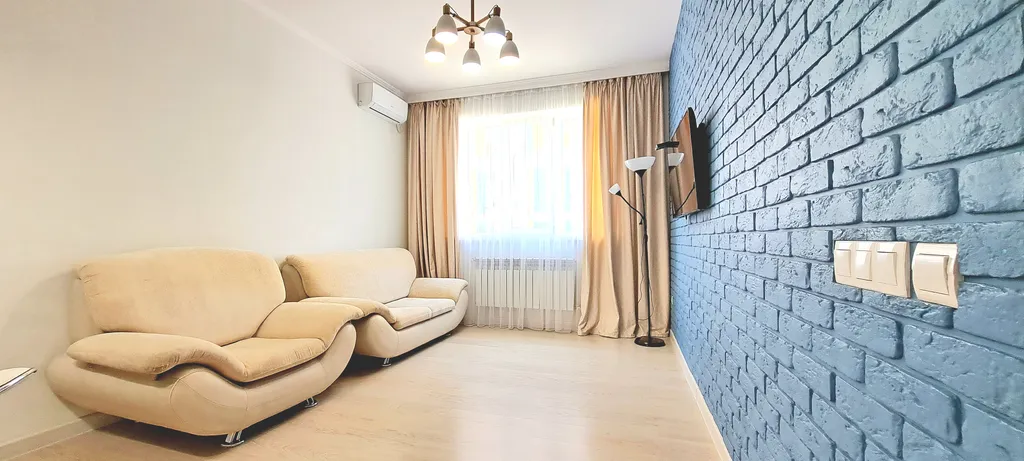 Квартира Уютная квартира с дизайнерским ремонтом — Алматы