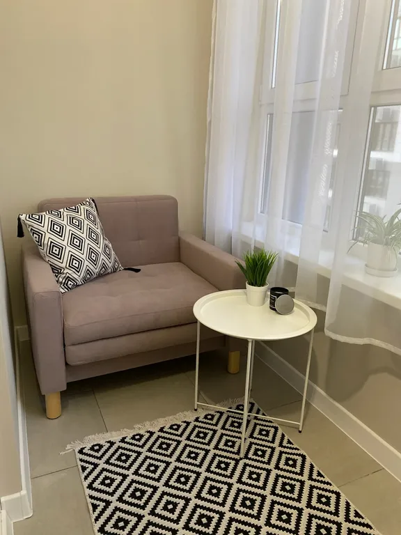 Красивая, новая, уютная студия недалеко от моря