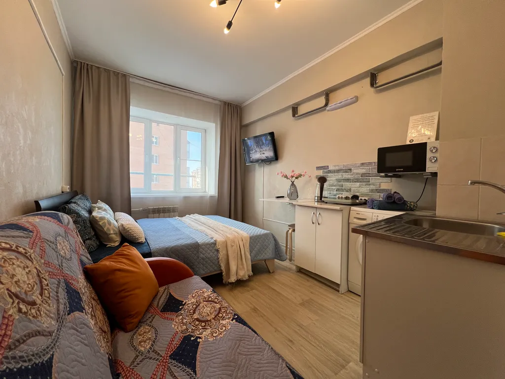 Уютная студия в центре (Виадук). Не берем оплату за финальную уборку