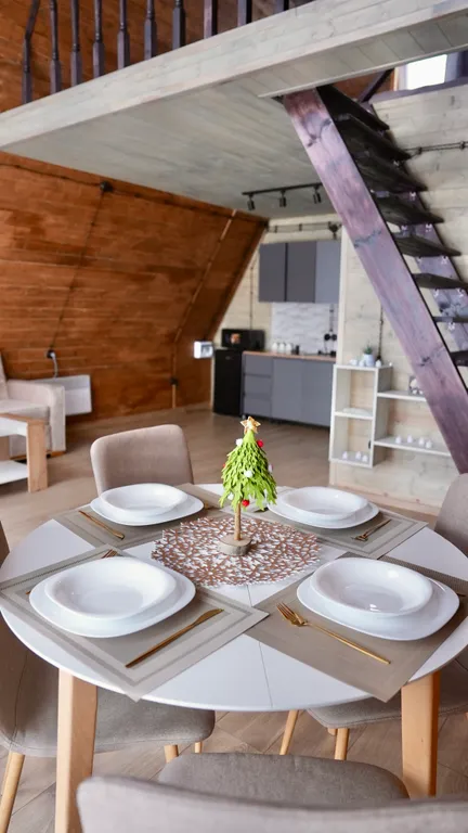 Коттедж Коттедж А-фрейм в живописном месте — Архыз