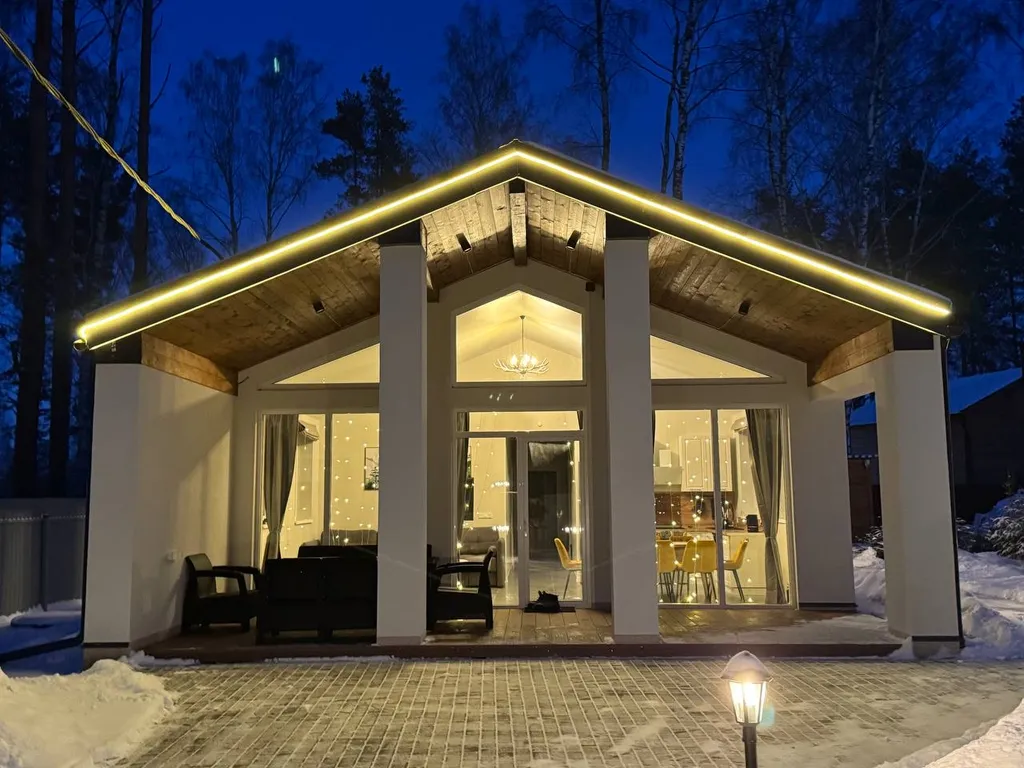 Коттедж Новый Коттедж с видом на лес и в трех минутах от изумрудного карьера — Мга