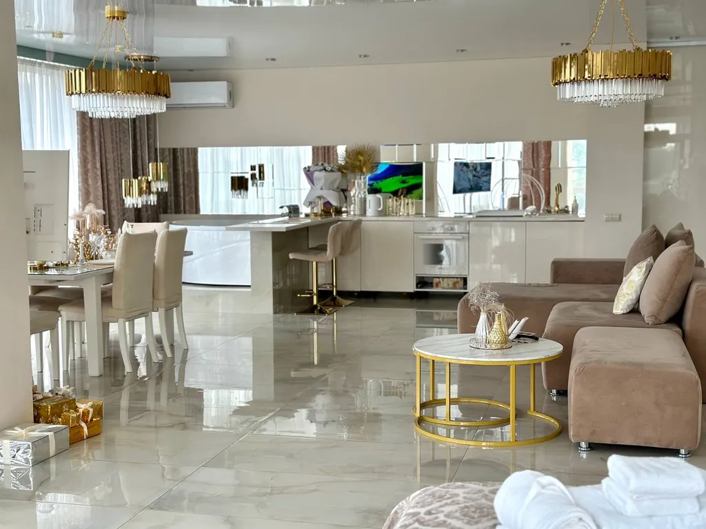 Атмосфера комфорта студия Золотая антилопа с лоджией