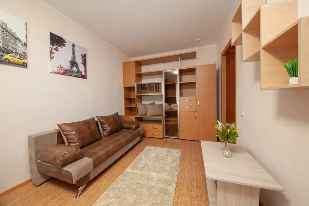 Двухкомнатная квартира, расположеная в новом центре города