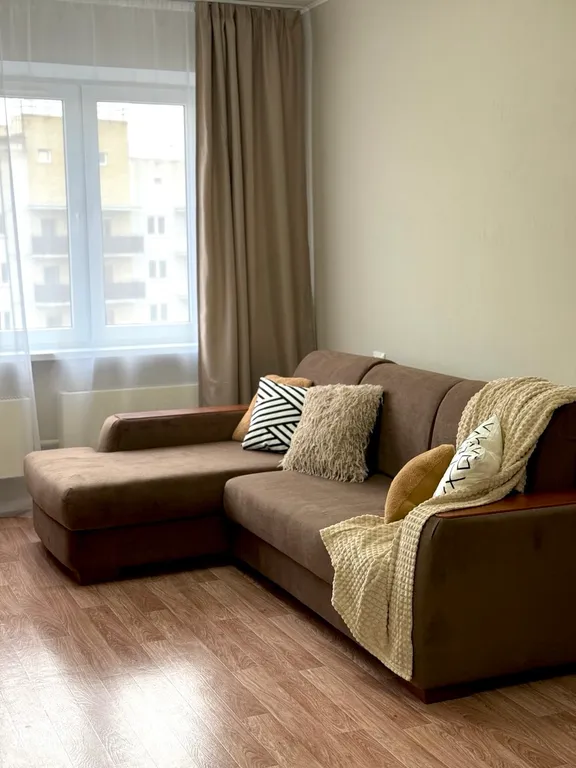 Уютная 1 комнатная квартира с видом на парк Чадр