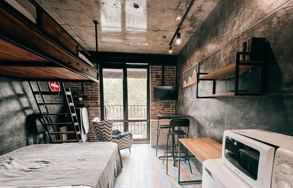 Студия 10 в стиле лофт