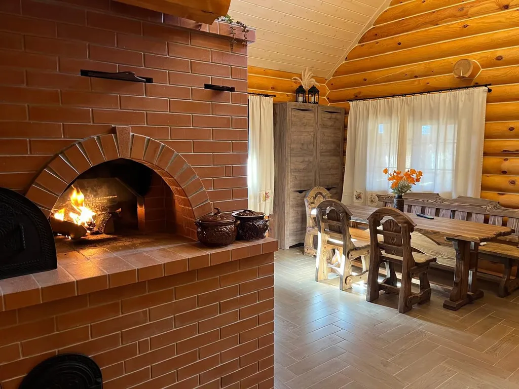 Атмосферный дом с русской печью и баней