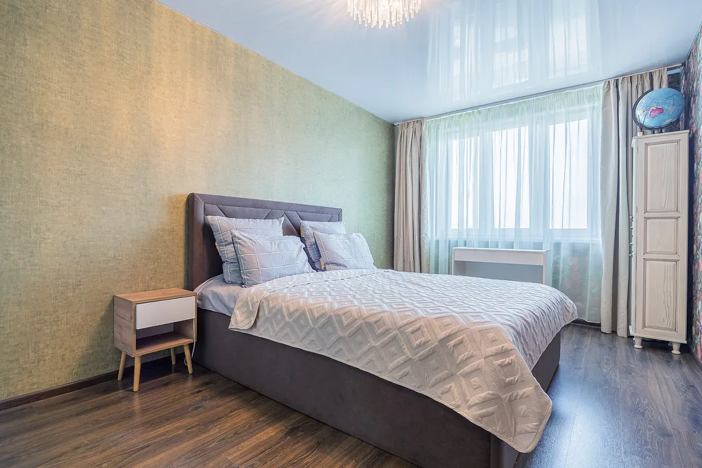 Трёхкомнатная квартира у аквапарка