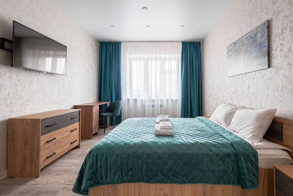 Просторная с гостиничным сервисом в Новом городе, бесконтактно