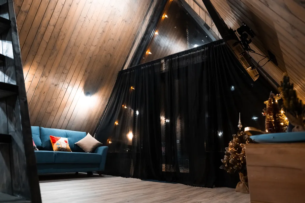 Дом А-Фрейм с террасой №2