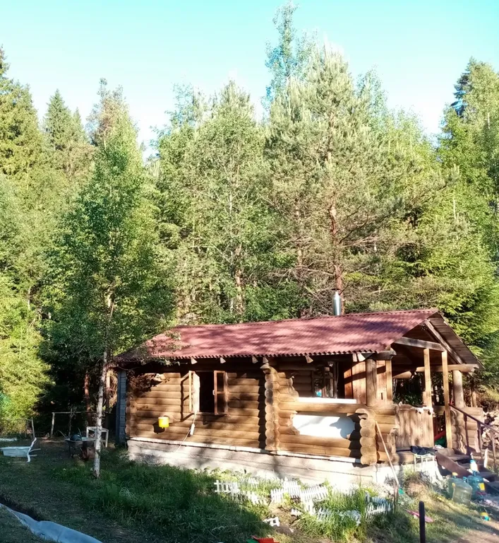 Дача в Симагино на границе с лесом и рядом озеро