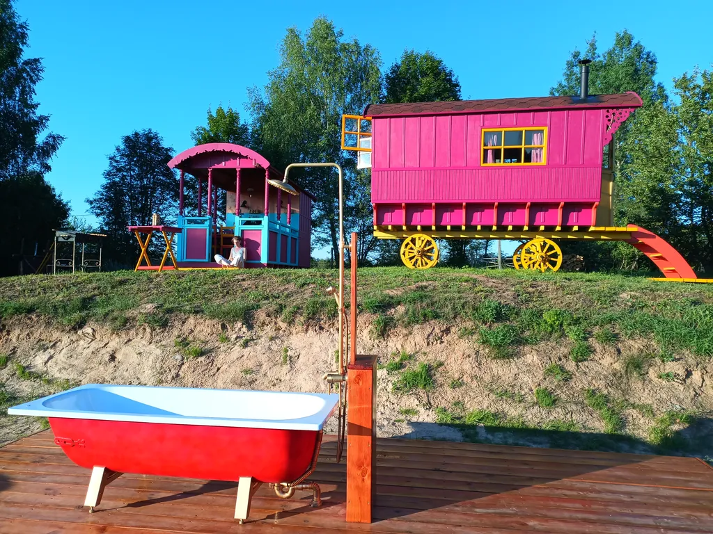 Уникальный арендный объект Кибитка на холме