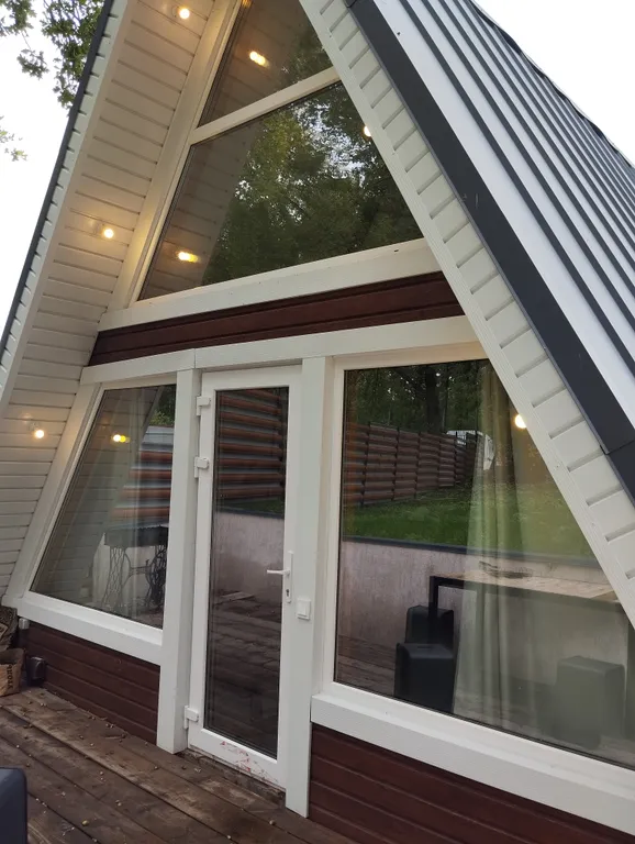 Уютные домики в стиле а-фрейм