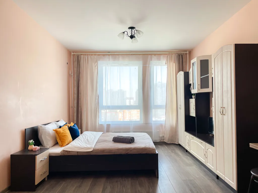 Квартира Шикарная евродвушка в новом доме, для 1-4 гостей. Рядом с Шереметьево — аренда посуточно в Химки