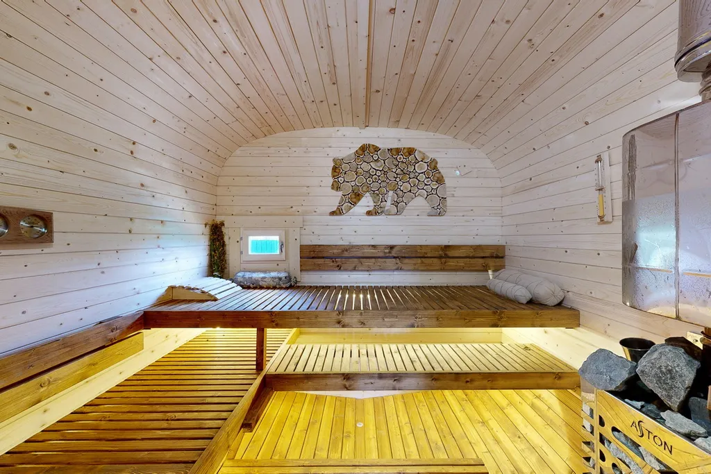 Дом с баней и чаном на участке 10 соток, Green island house