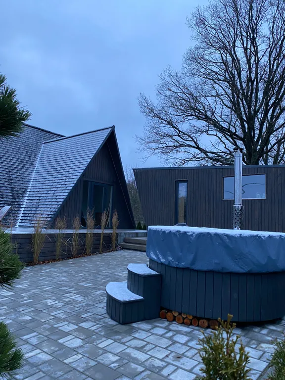 Треугольный дом в скандинавском стиле A-frame