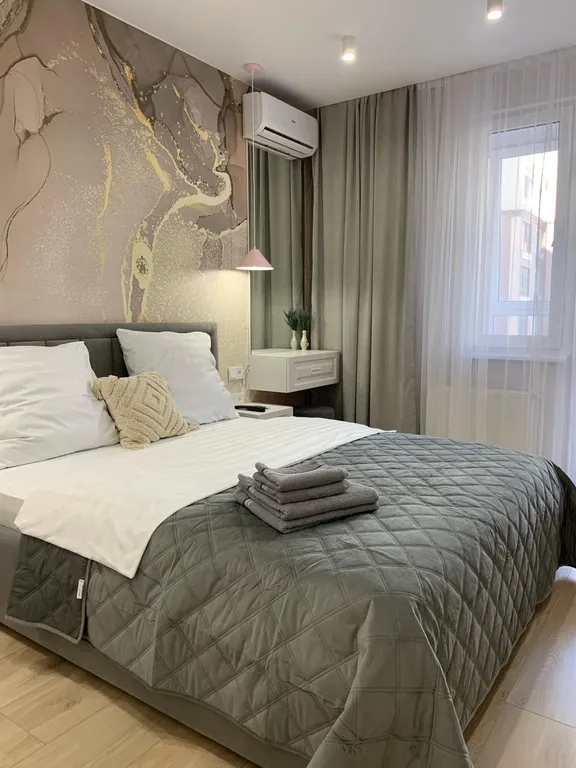 Квартира Уютная 2-комнатная квартира в ЖК Жигулина роща — Мирное