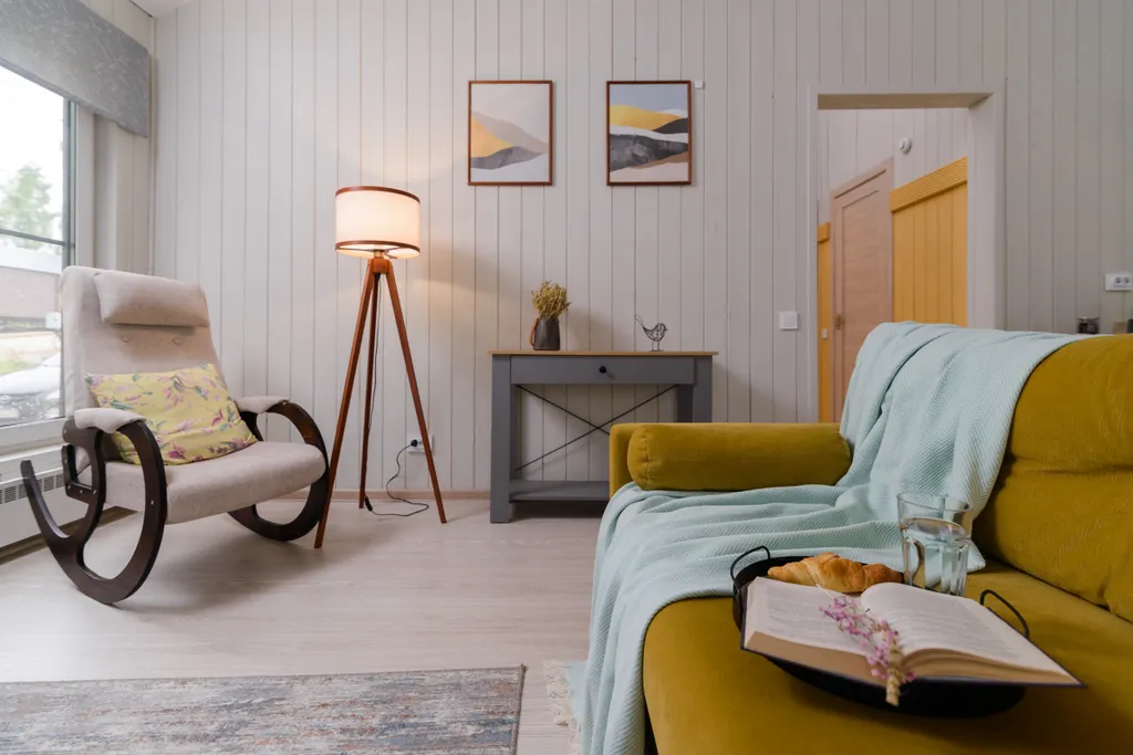 Дом с патио зоной на террасе