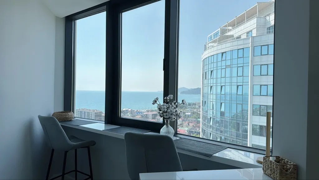 Фаворит, квартира души с панорамой на море, бассейном на территории ЖК