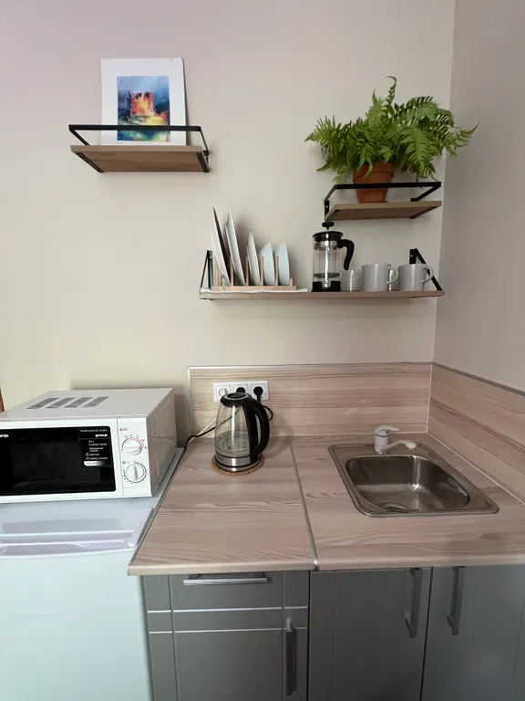 Апартамент с балконом у вокзала