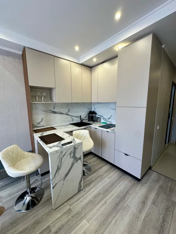 Квартира Квартира Студия с террасой, новый ремонт, 7 минут до моря — Сириус