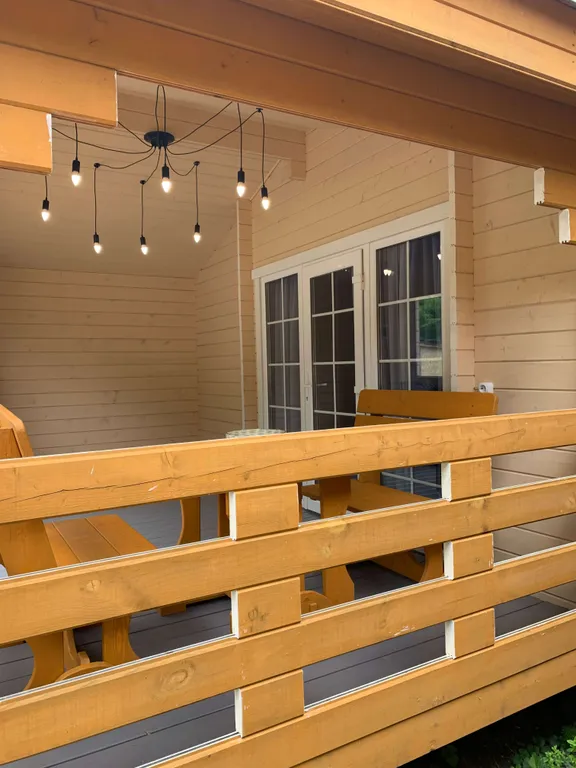 Дом с русской баней, банным чаном, бассейном