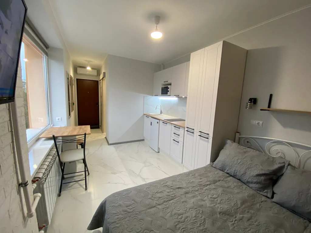 Квартира Квартира Уютная студия на двоих с видом на горы — Феодосия