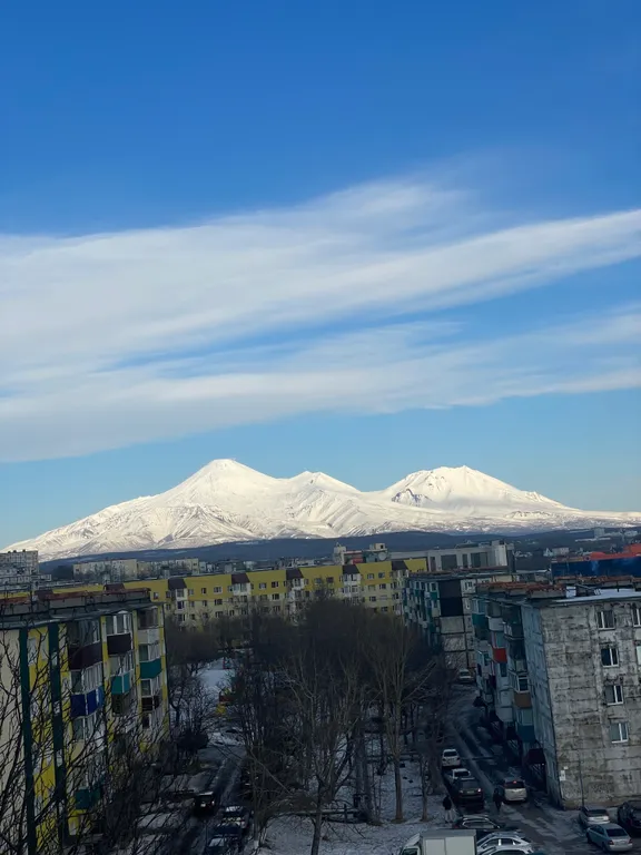 Квартира в хорошем районе с видом на вулканы