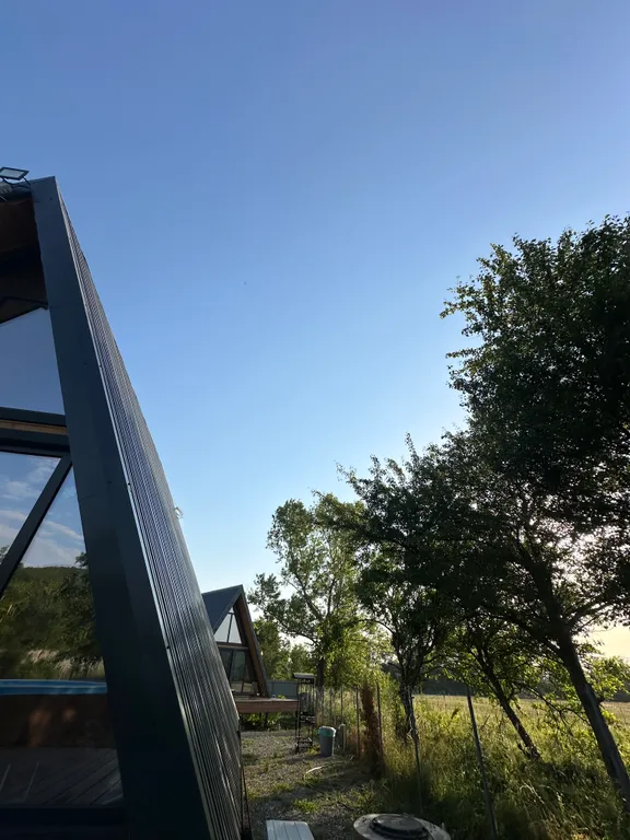 Чудесный домик А-фрейм вблизи леса и термальных источников