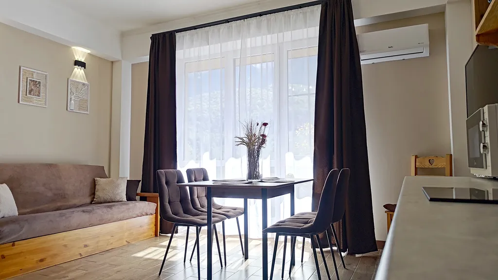 Апартамент в стиле Рустик с просторной спальней