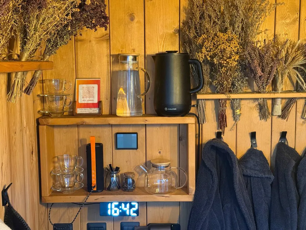 Дом с баней и горячим чаном