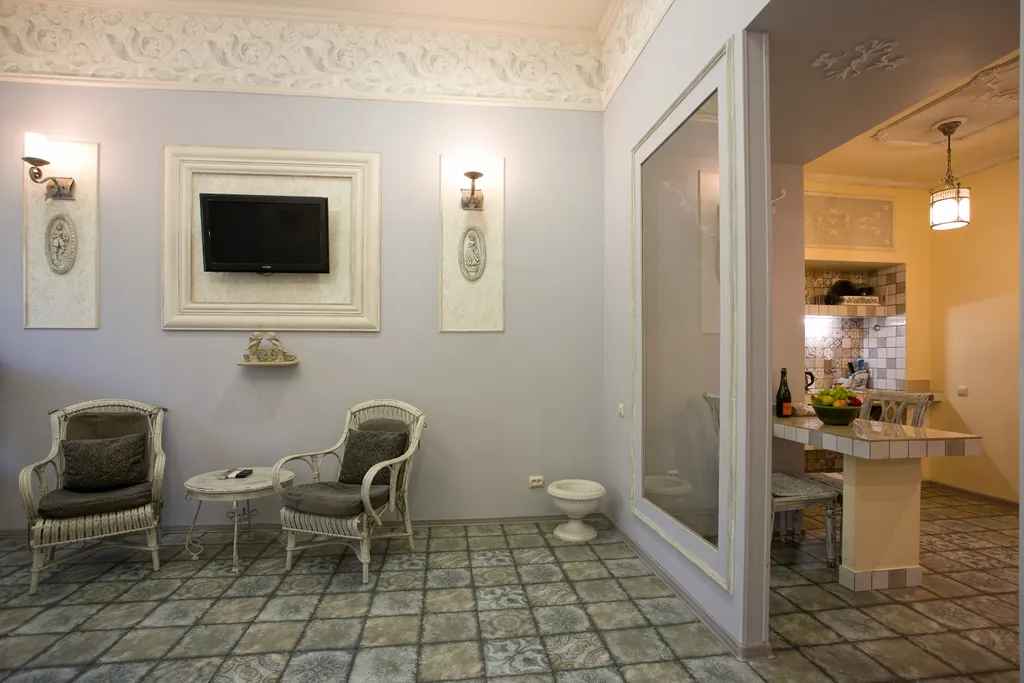 Апартаменты на набережной Делюкс Прованс с видом на парк