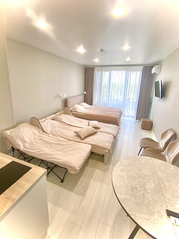 Квартира Квартира Новая студия-люкс на берегу моря — Анапа