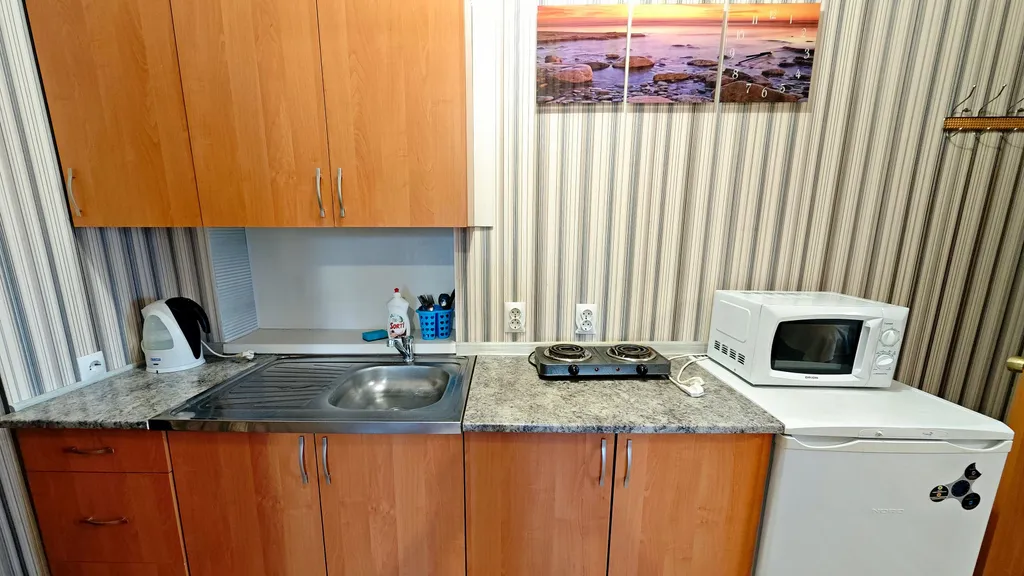 Жемчужные апартаменты с 2 спальнями, кухней и ванной комнатой