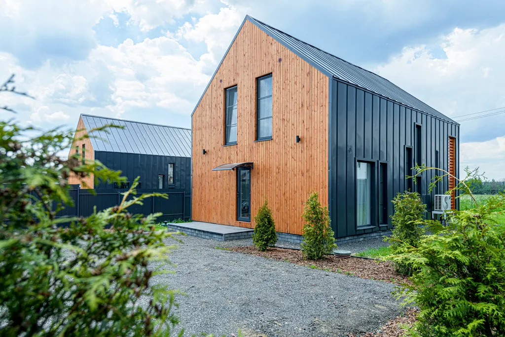 Современный барн с панорамными видами вблизи Сорачан