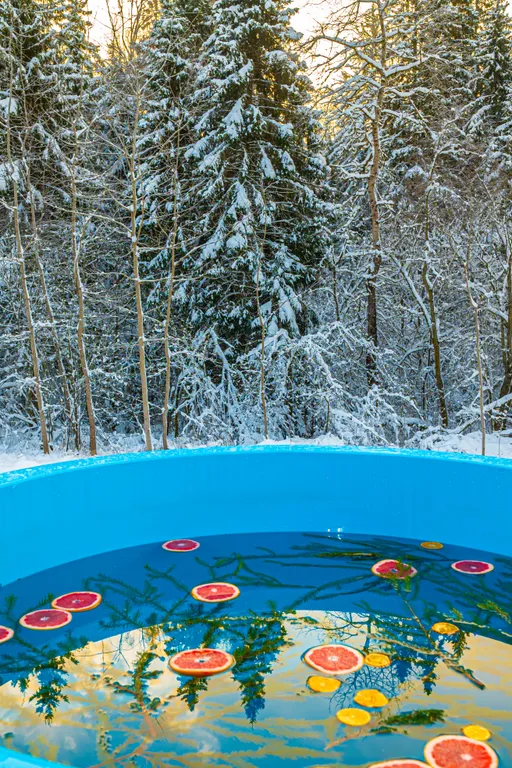 Коттедж Коттедж Уютный а-фрейм с камином и купелью на террасе — Сычево