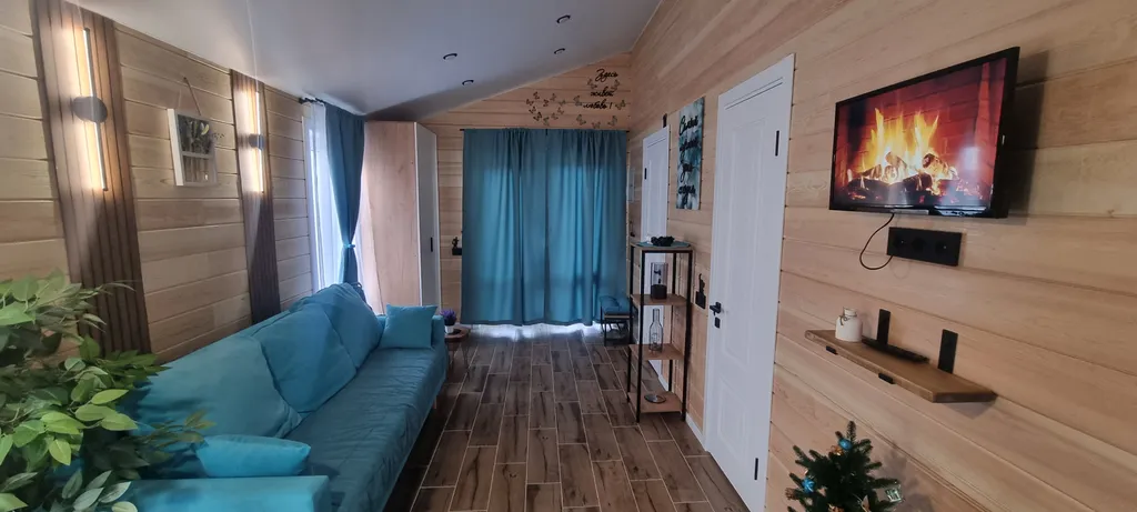 Новый барнхаус со своей территорией и банным чаном