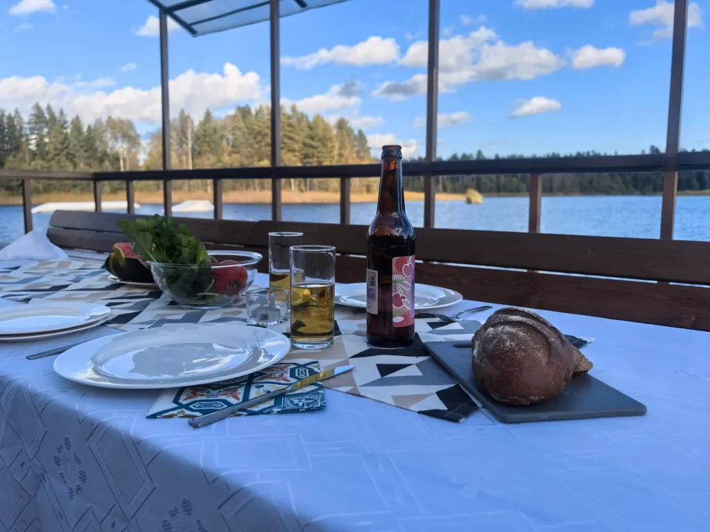 Дом с 2 спальнями и панорамным видом на лес