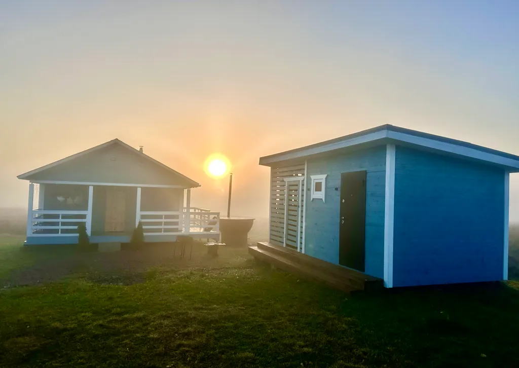 Дом с баней и банным чаном